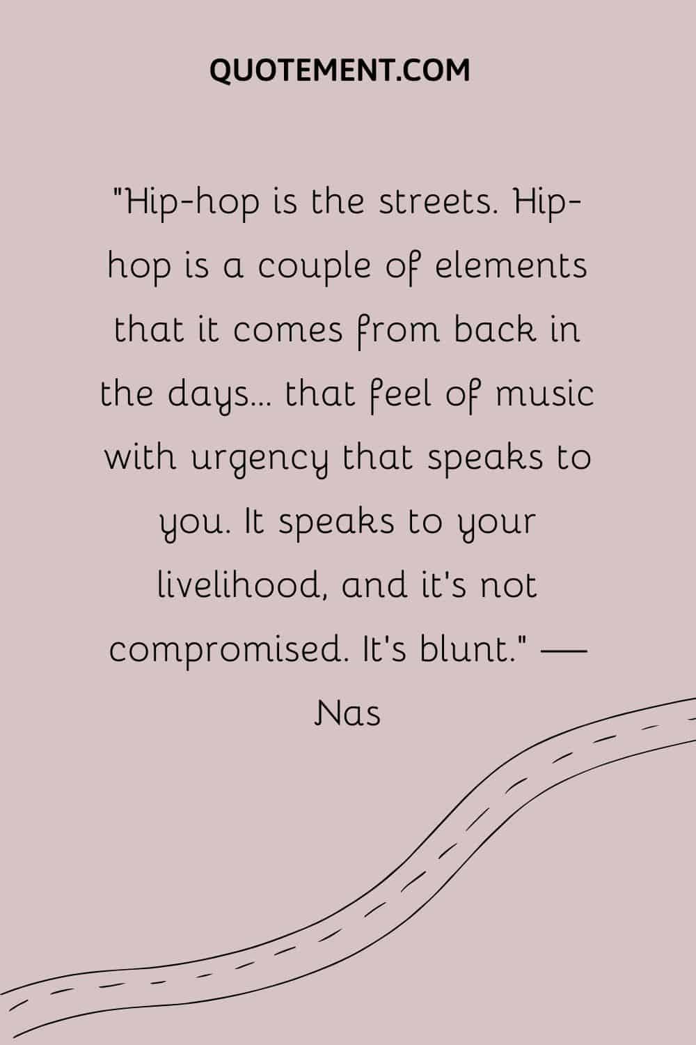 Hip-hop is the streets