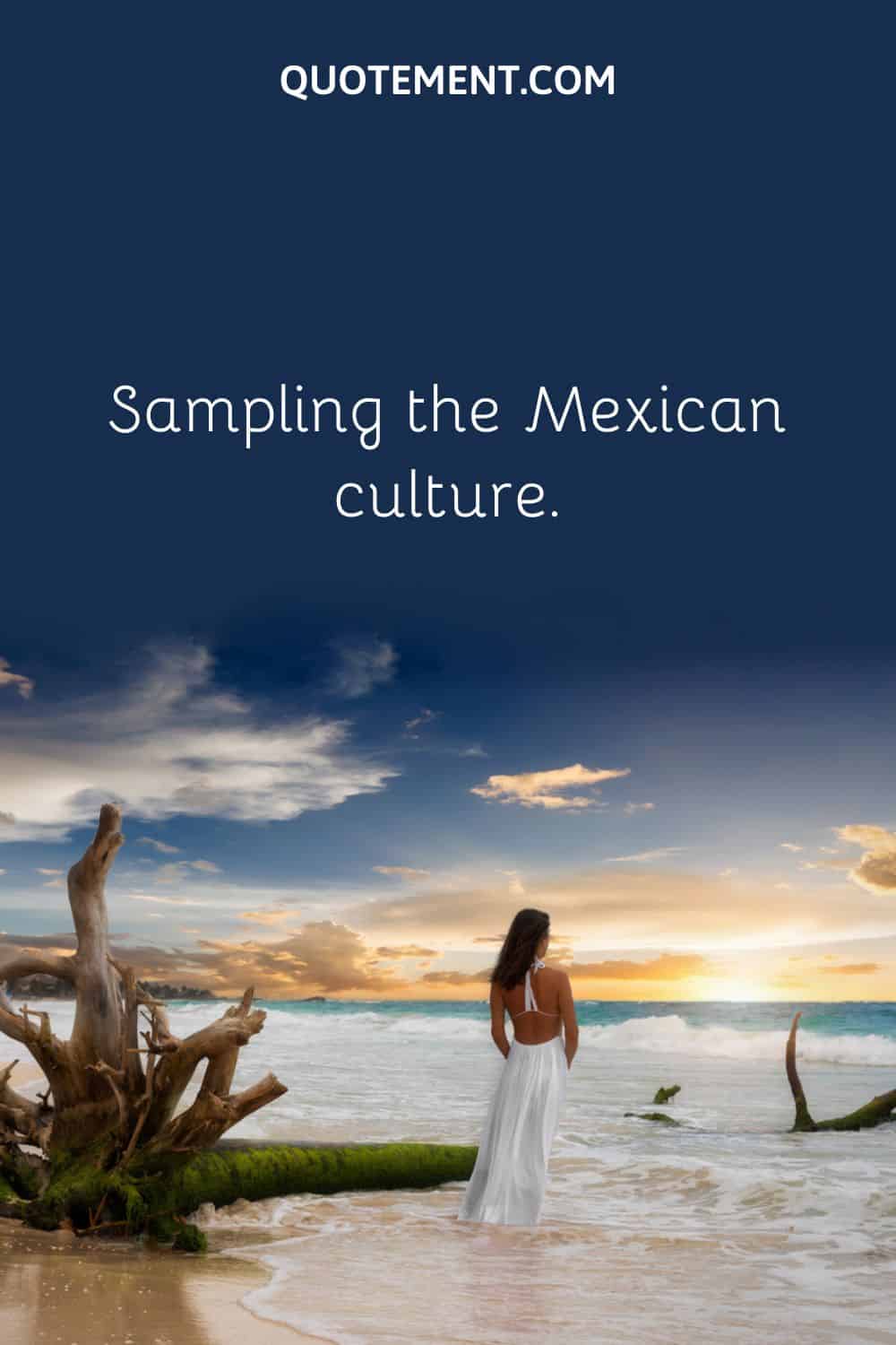 Sampling the Mexican culture