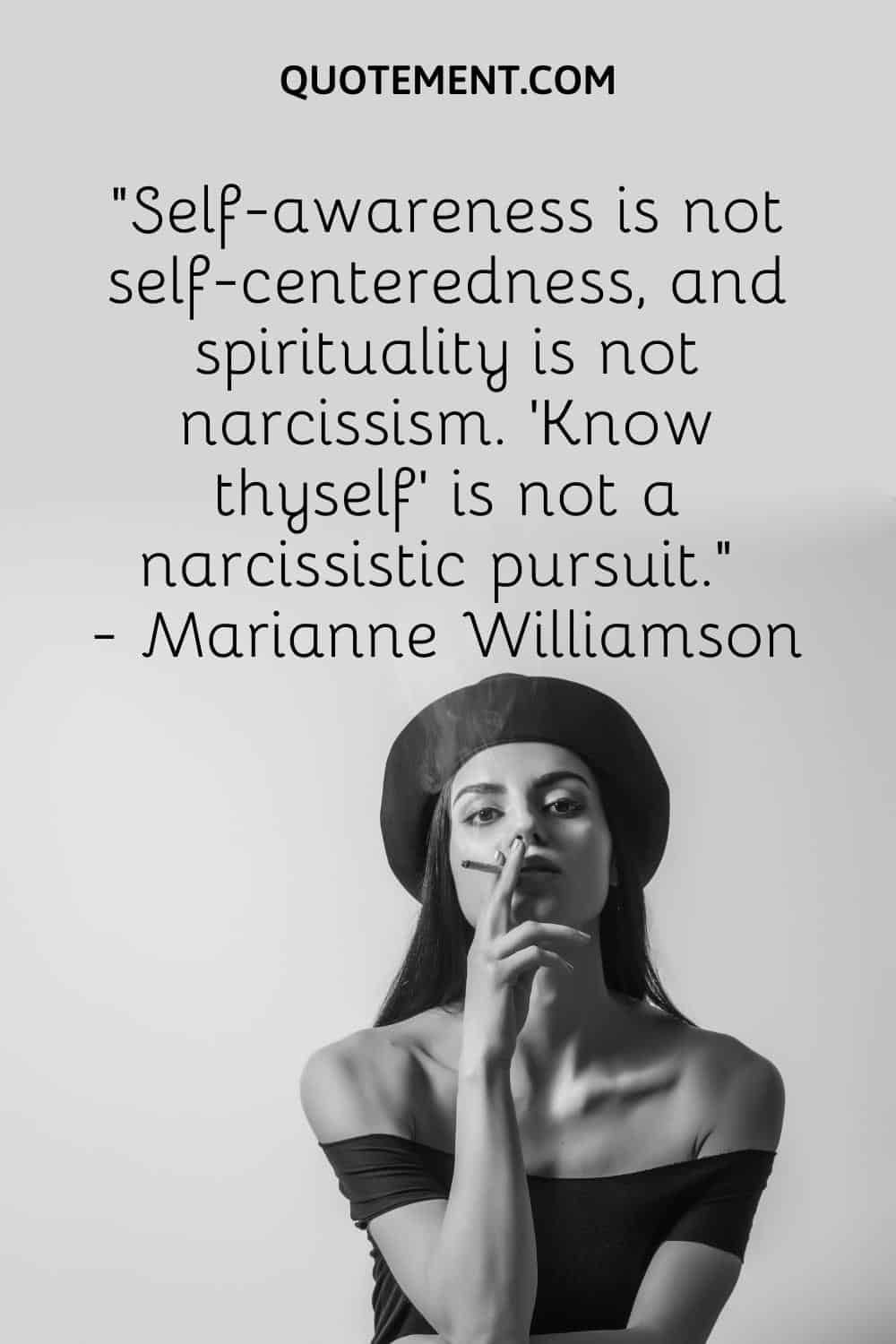 Self-awareness is not self-centeredness, and spirituality is not narcissism