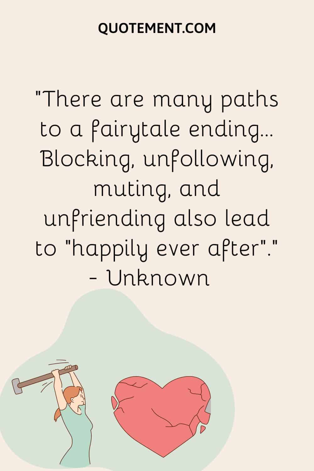 There are many paths to a fairytale ending