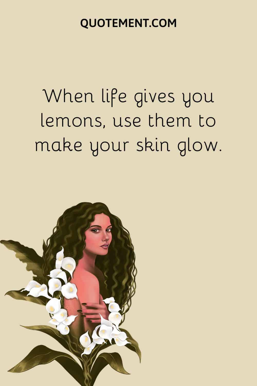 When life gives you lemons, use them to make your skin glow