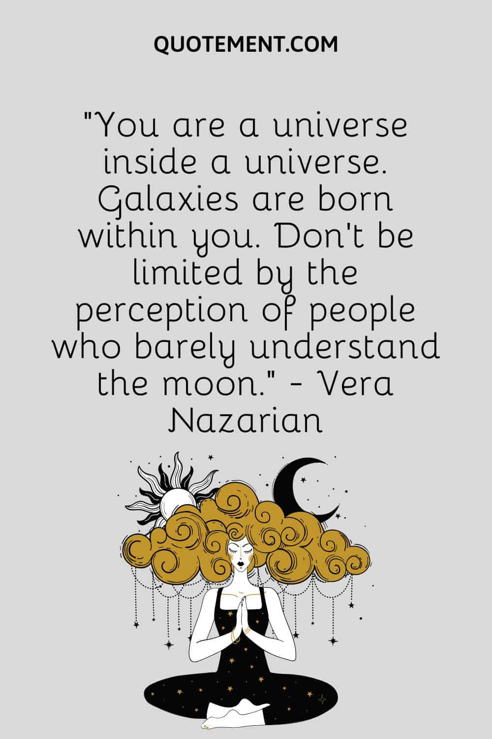 You are a universe inside a universe