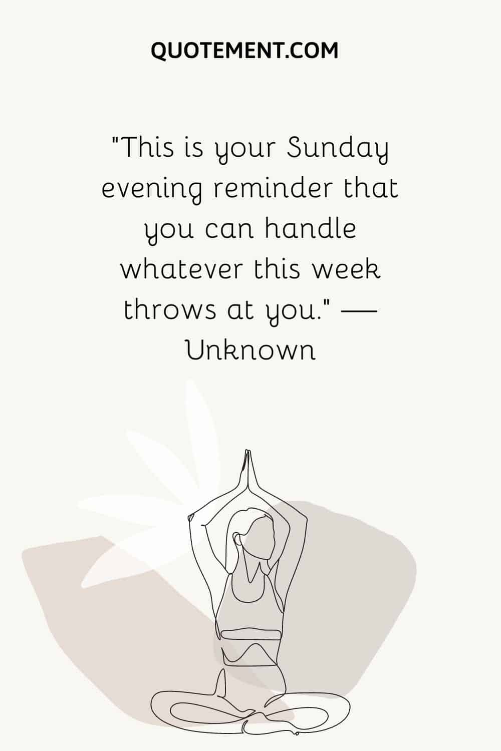 girl doing yoga illustration representing weekend motivation quote