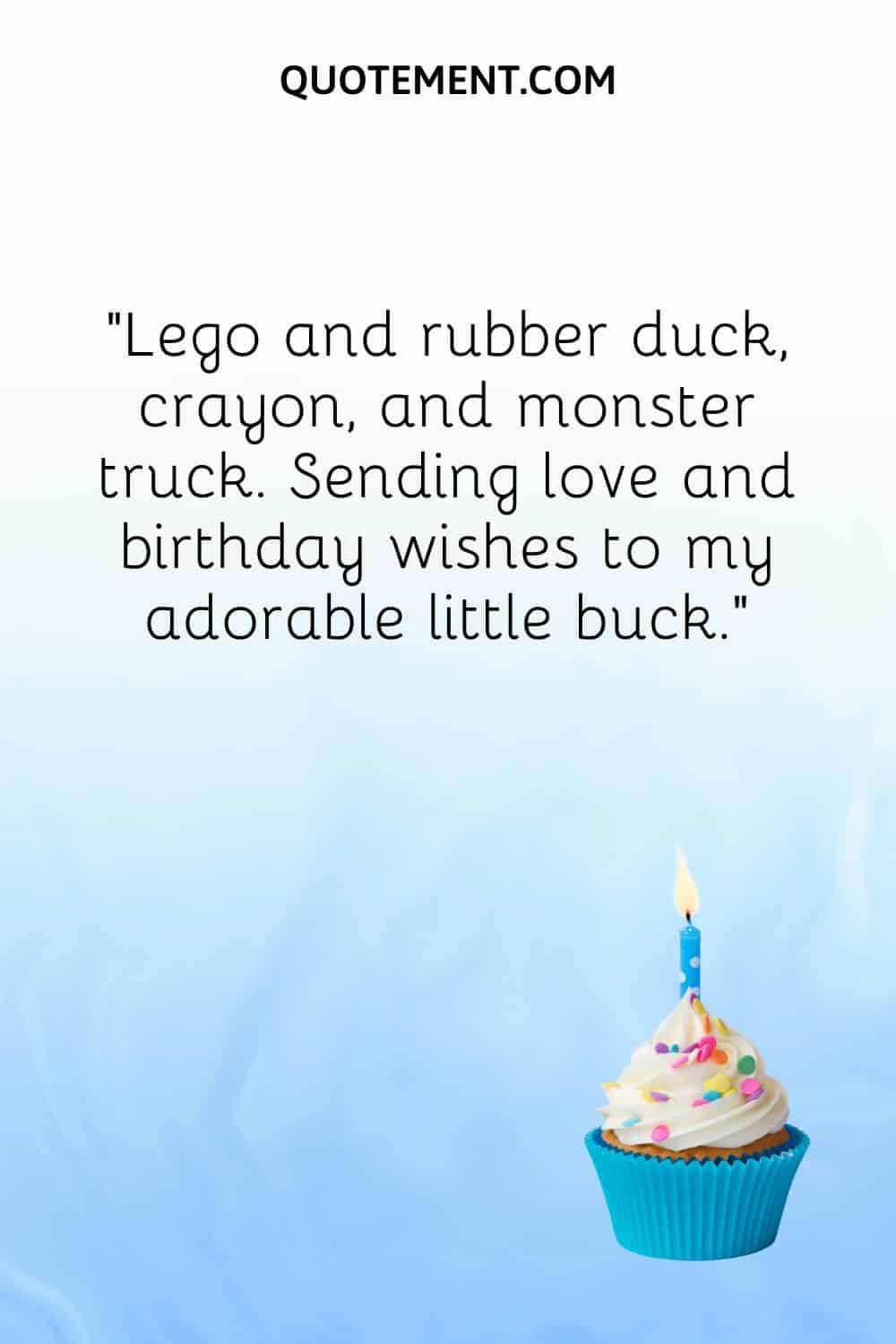 illustration of a cupcake representing happy birthday to my nephew wish