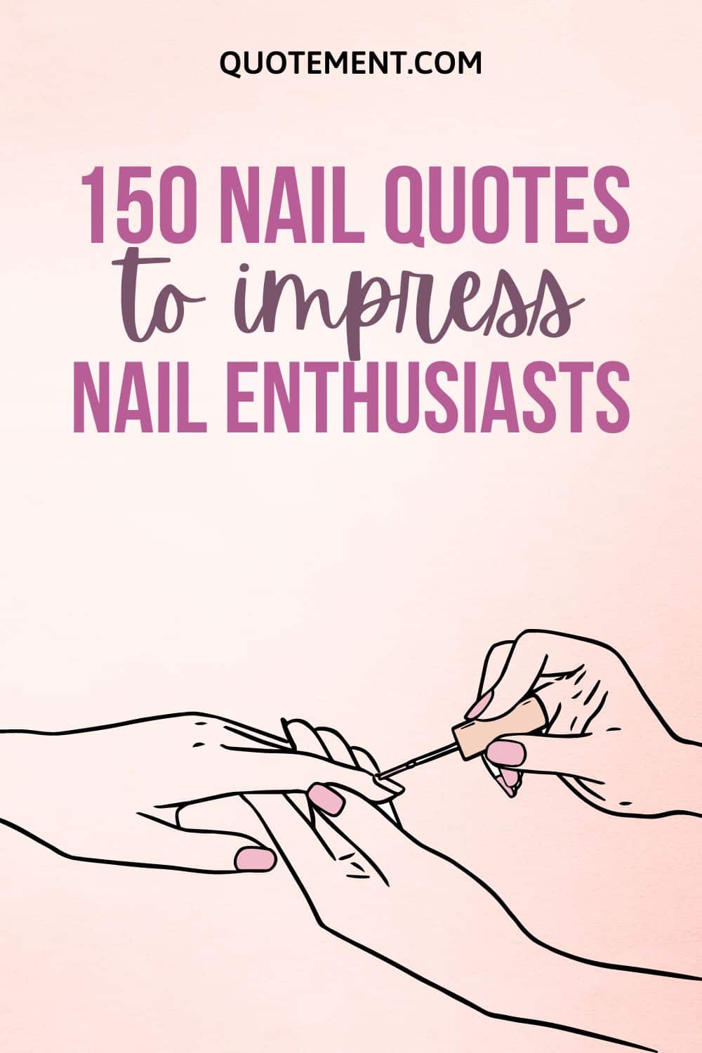Inspiration quotes about nail and manicure. Vector Handwritten lettering.  Pink colors with glitter. For nail bars, beauty salons, manicurist,  printing production, social media. Isolated. 5949204 Vector Art at Vecteezy