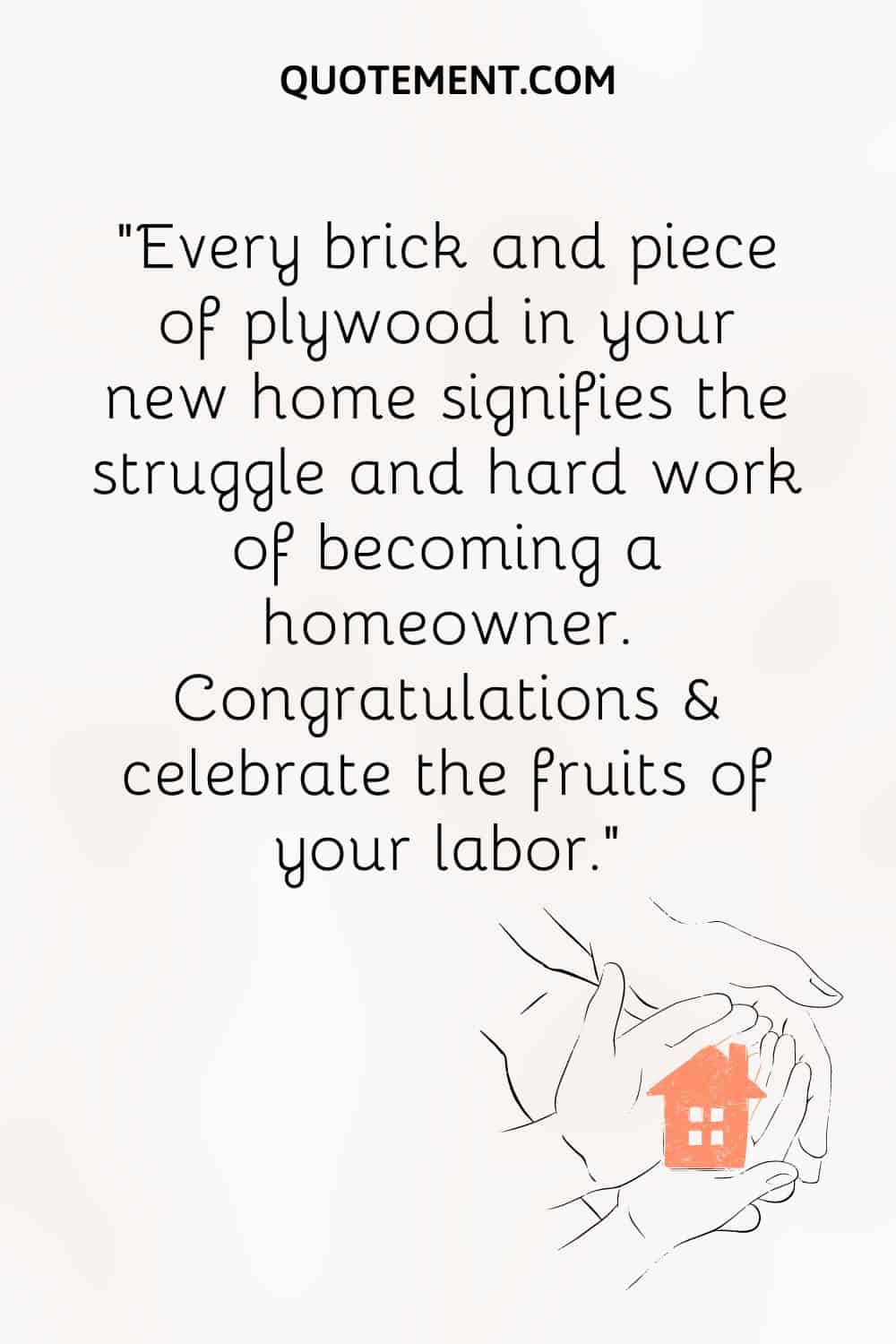 Congratulations & celebrate the fruits of your labor