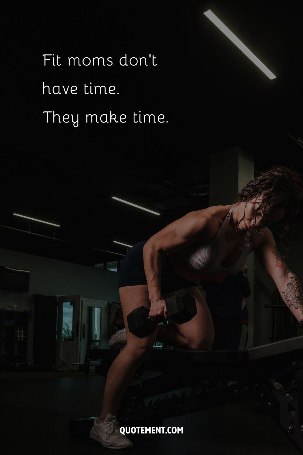 Fit moms don’t have time. They make time.