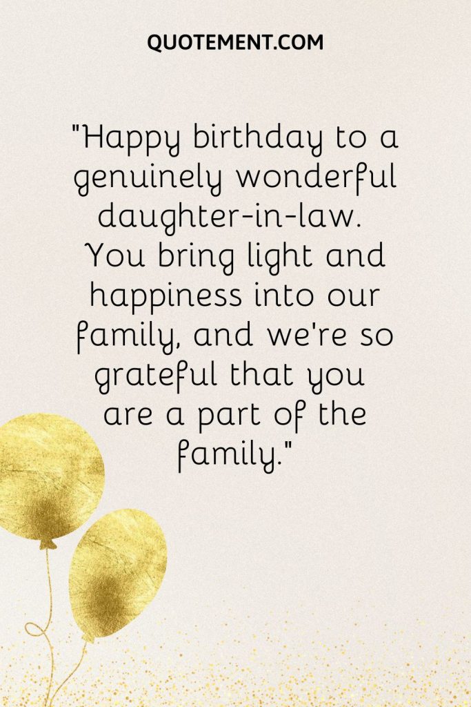 Top 50 Heartfelt Happy Birthday Daughter In Law Wishes