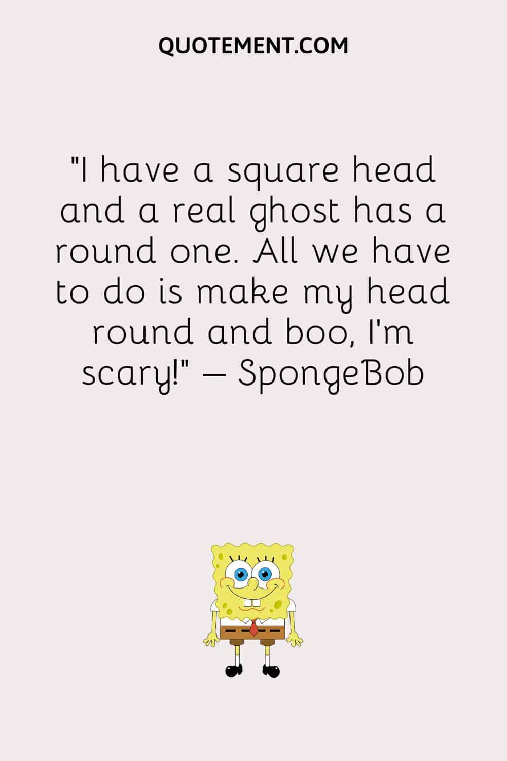 Illustration representing funniest SpongeBob quote and SpongeBob smiling.
