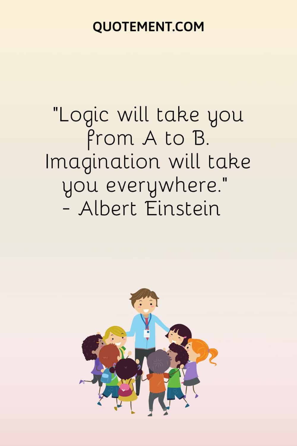 Logic will take you from A to B. Imagination will take you everywhere