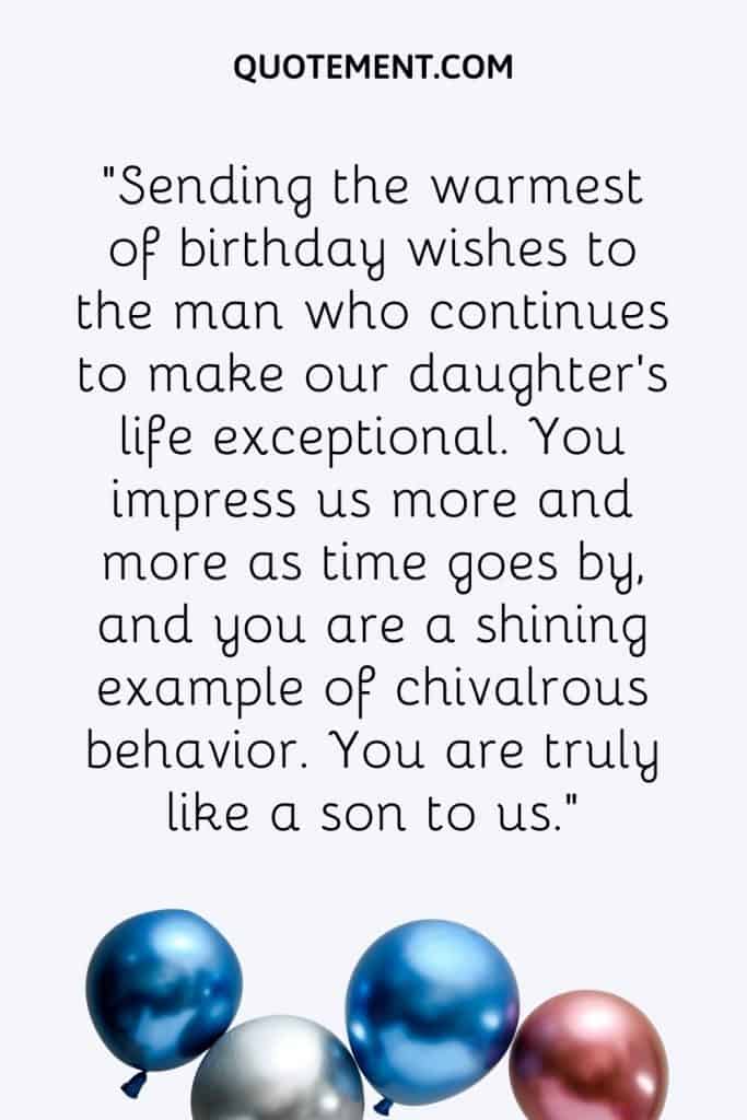 happy 40th birthday message for son in law