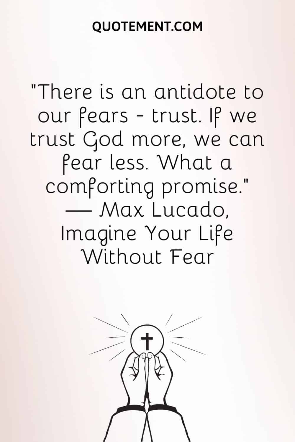 There is an antidote to our fears - trust. If we trust God more, we can fear less. What a comforting promise