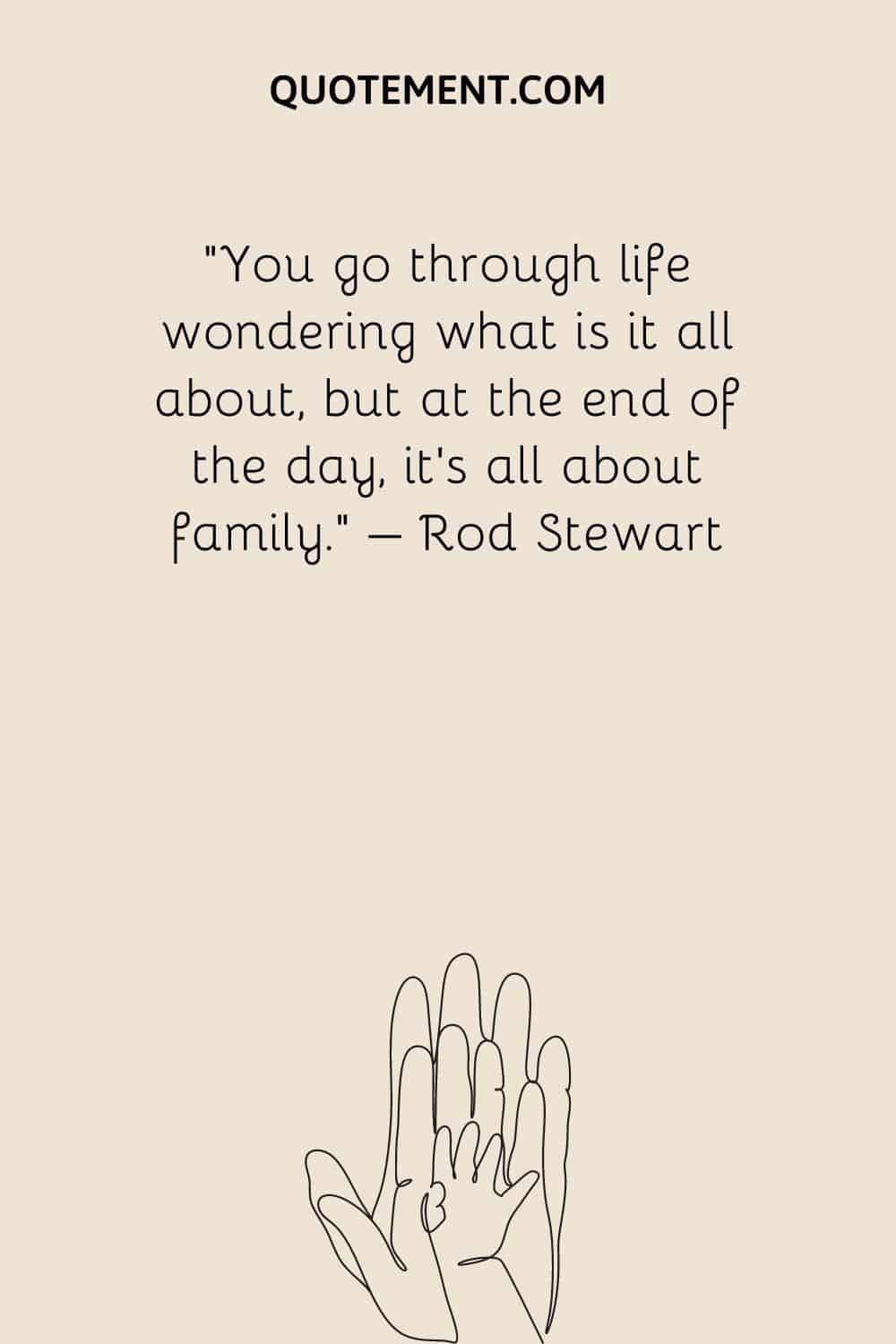 17 Quotes About Family First HanahJaysen   You Go Through Life Wondering What Is It All About But At The End Of The Day Its All About Family 