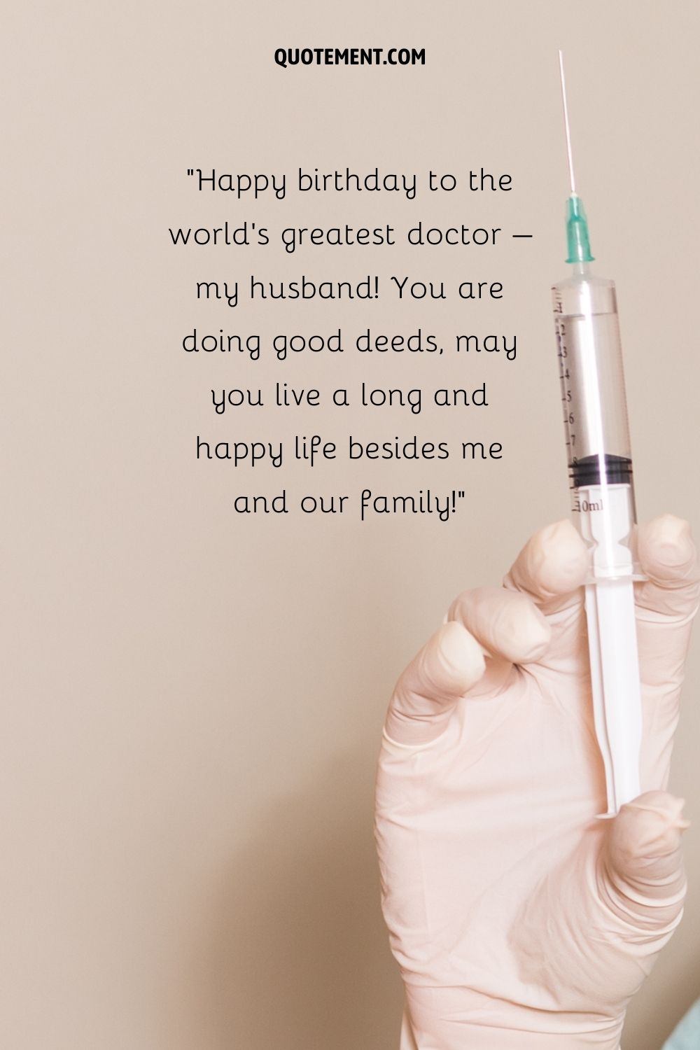 best happy birthday husband doctor wish represented by medical equipment