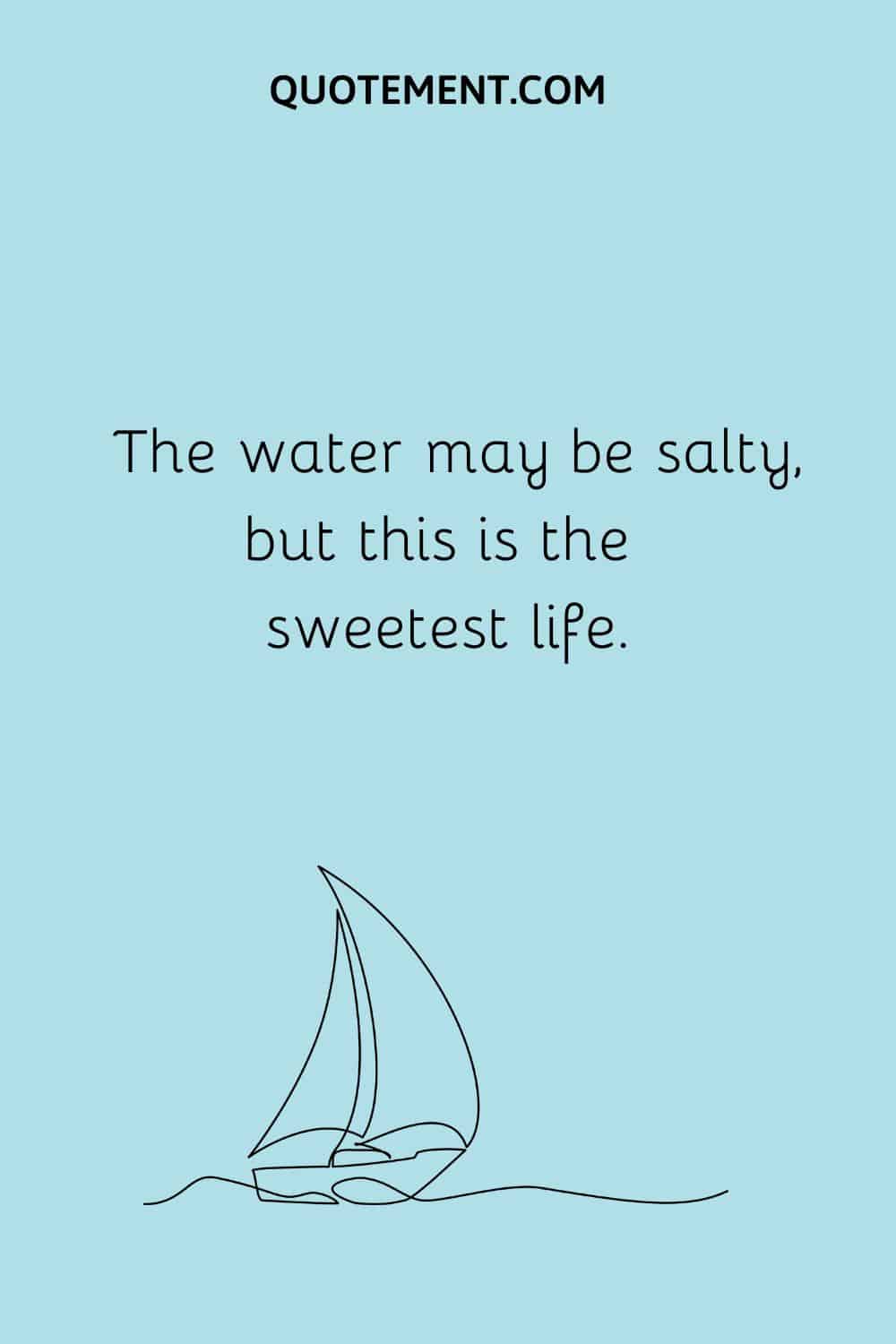 boat on a blue background representing boat Instagram captions