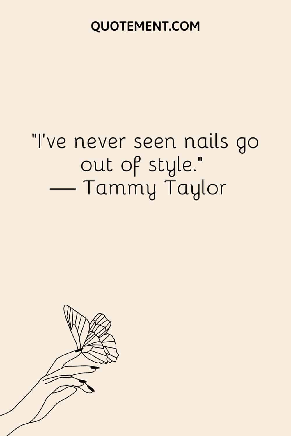 butterfly on a woman hand illustration representing nail quote (2)