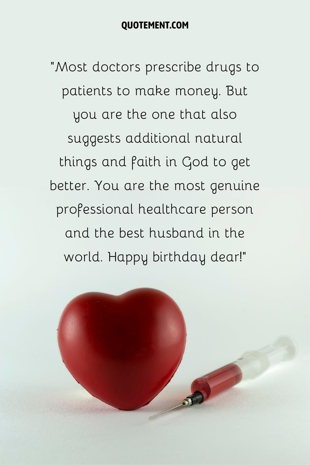 genuine birthday wish for a husband represented by doctor wish happy birthday
