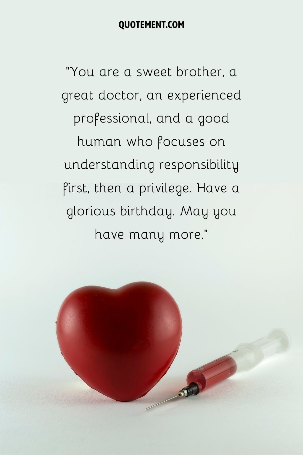 feliz cumpleaños doctor hermano deseos representado por maravilloso equipo médico