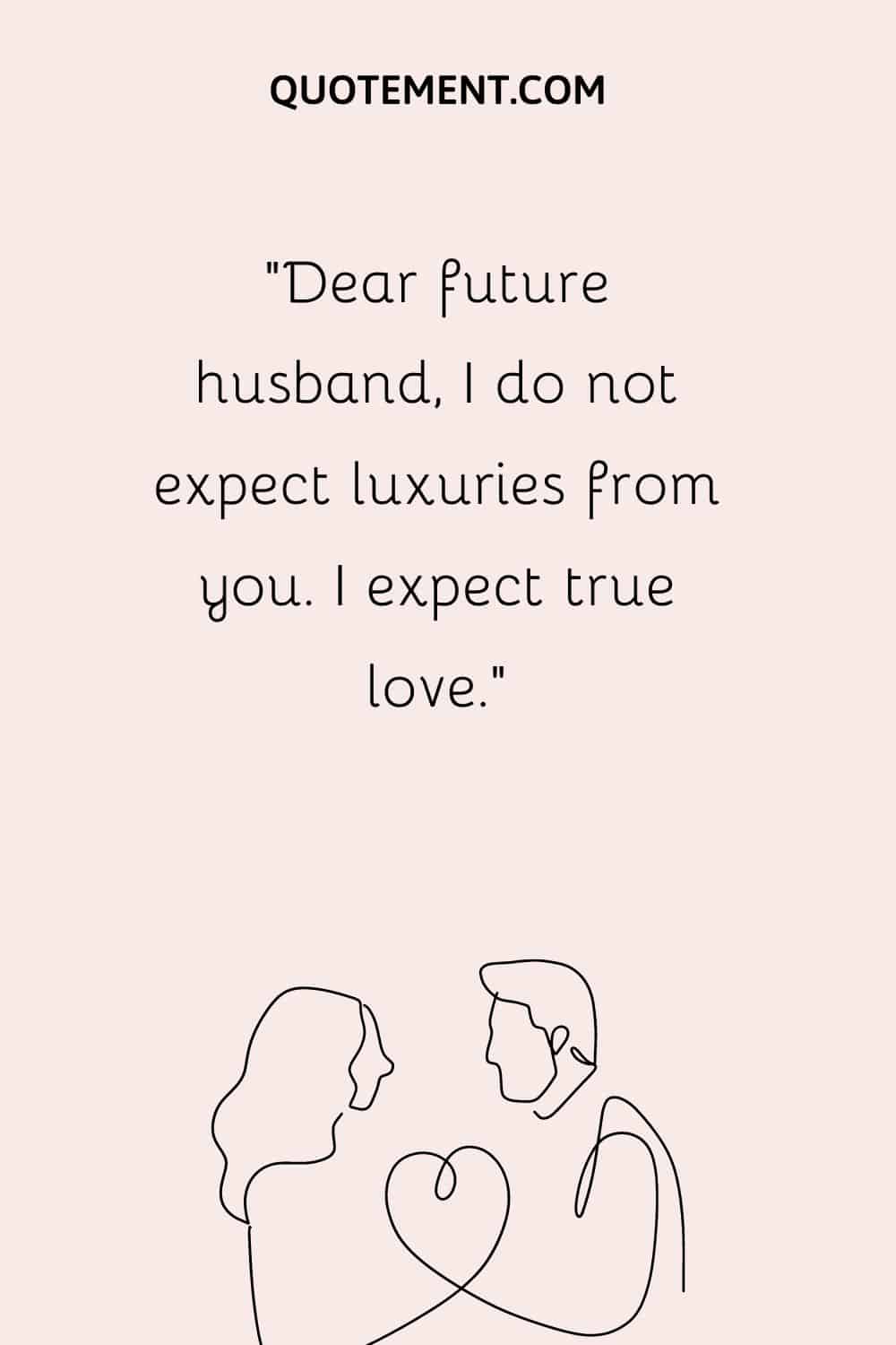 illustration of two lovers representing quote about future love