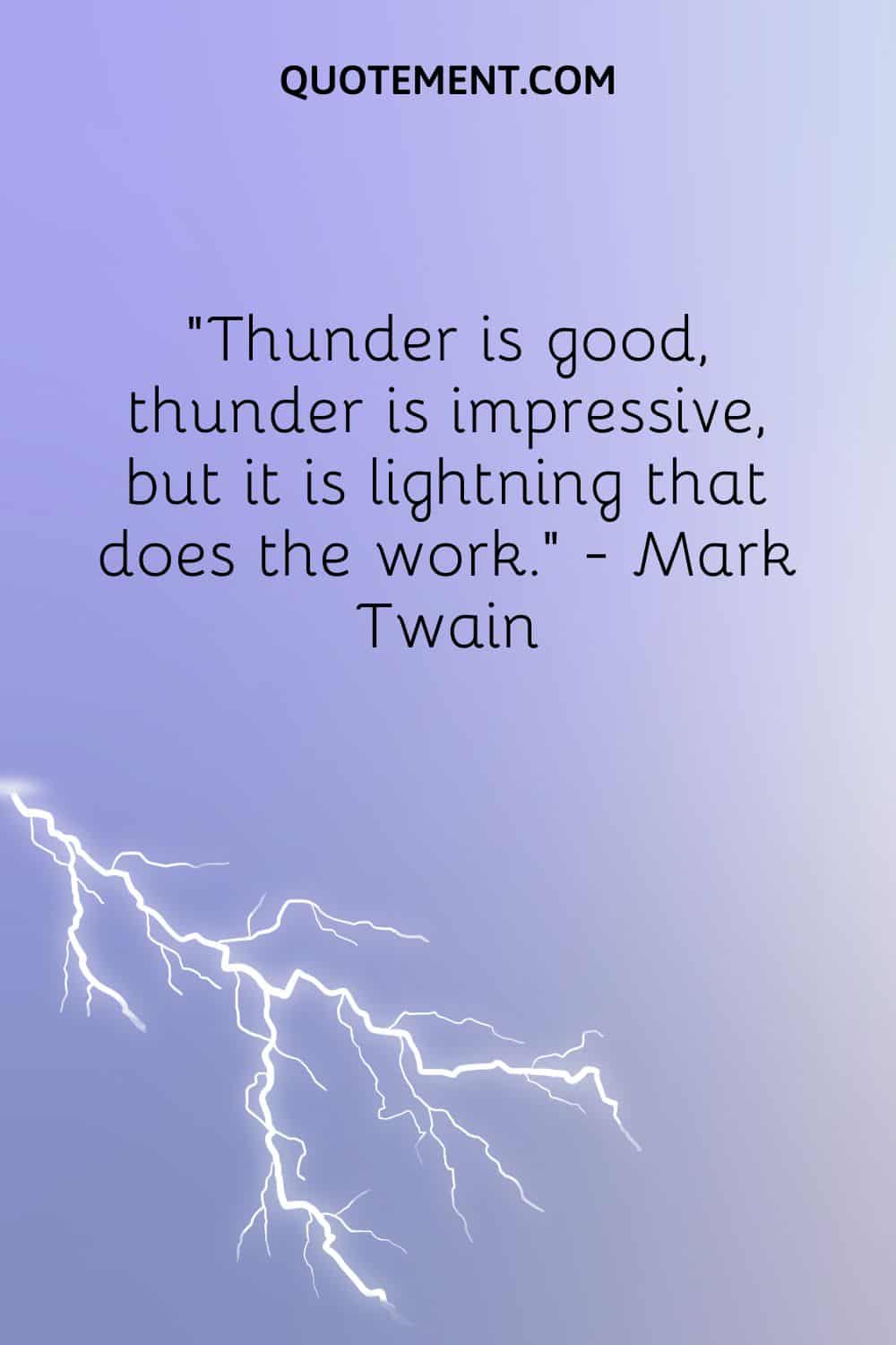 Top 61+ imagen thunder and lightning quotes