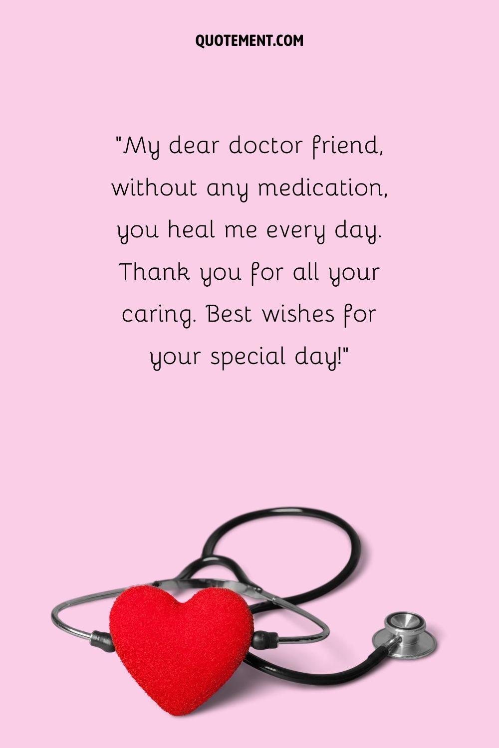 stethoscope on a clear background representing best birthday wish for doctor
