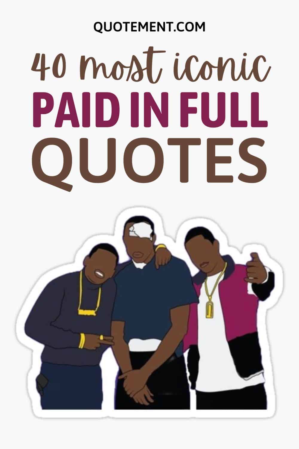 Money Makin' Mitch. ❤  Paid in full quotes, Mekhi phifer, Full quote