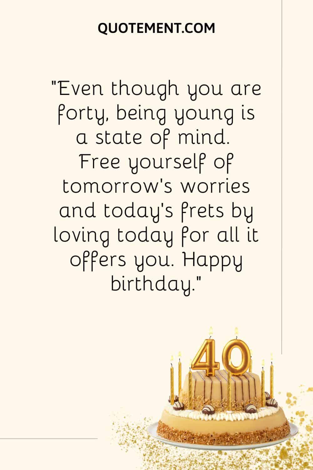 Happy 40th Birthday Wishes Messages For Someone Turning 40 50 Off 0930