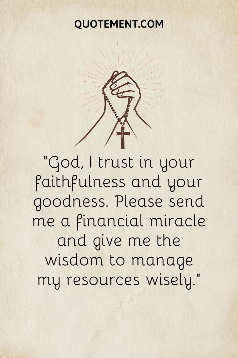 God, I trust in your faithfulness and your goodness