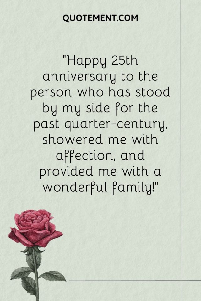 250 Happy 25th Wedding Anniversary Wishes From The Heart