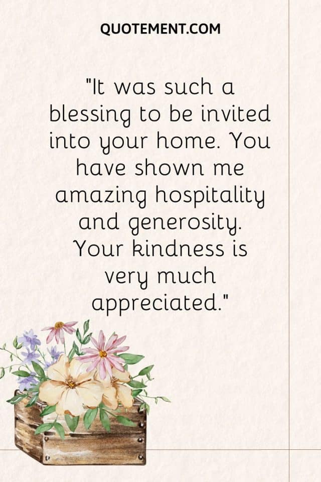 100 Unique Ways To Say Thank You For Your Hospitality