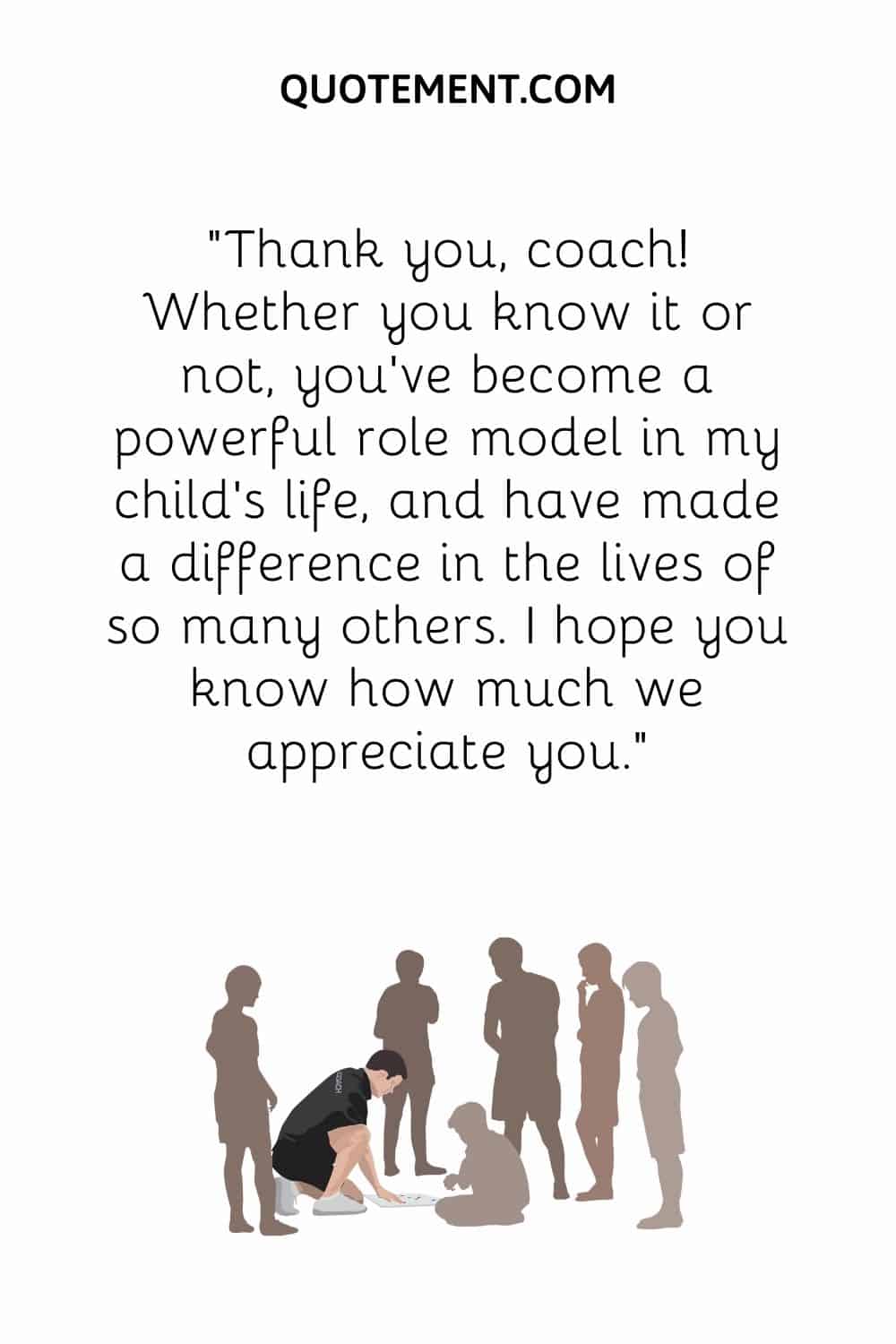 Thank you, coach