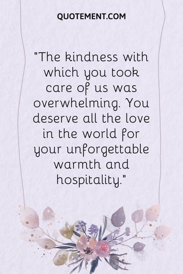 100 Unique Ways To Say Thank You For Your Hospitality