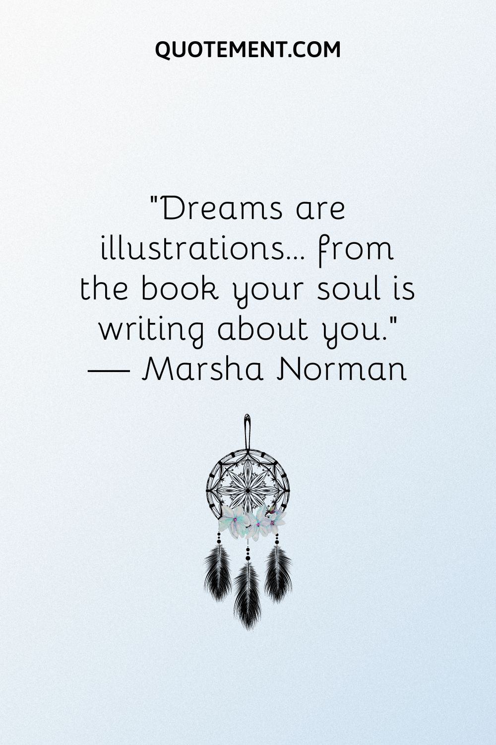 image of a dreamcatcher representing best follow your dreams quote