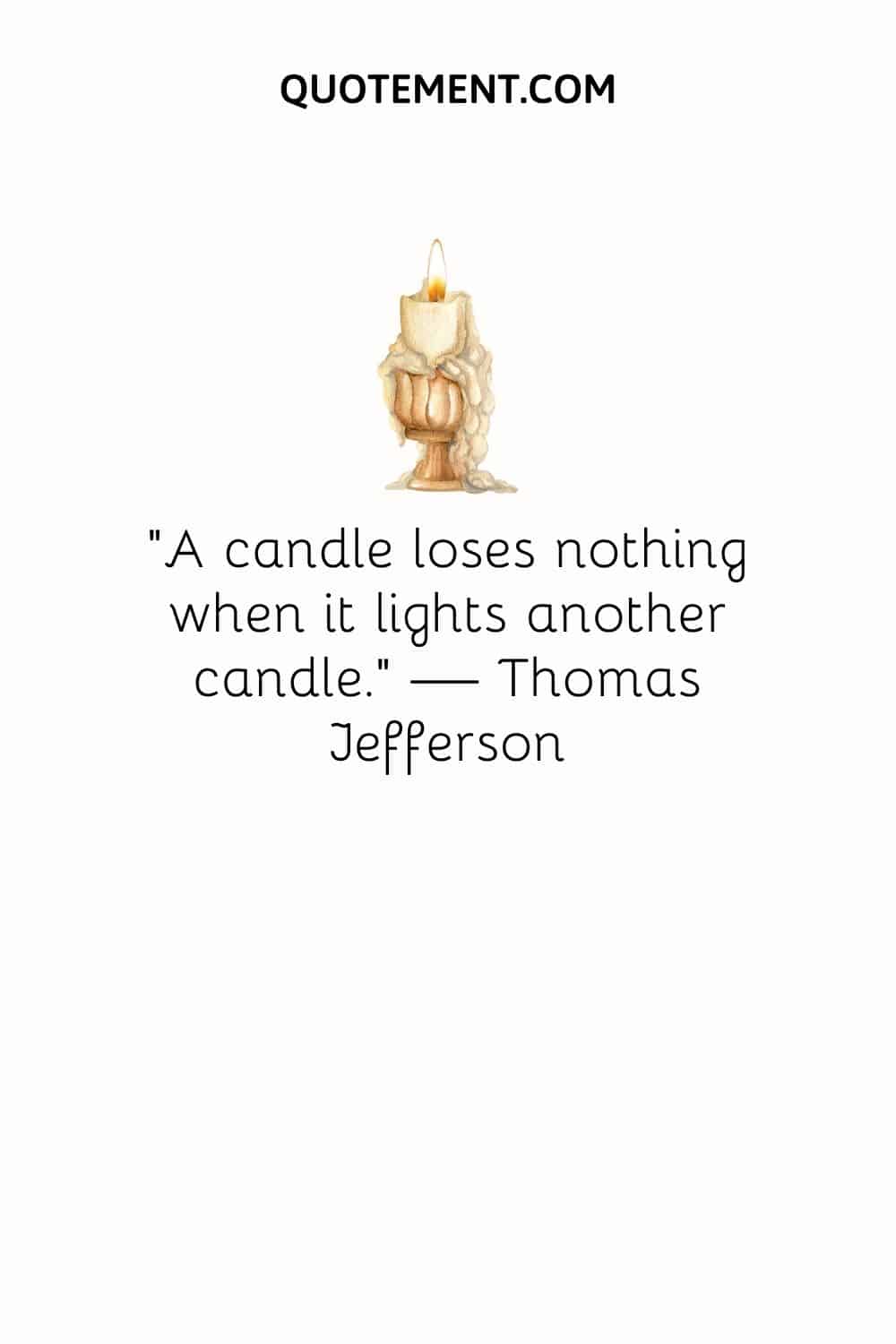melting candle image representing positive light shine quote
