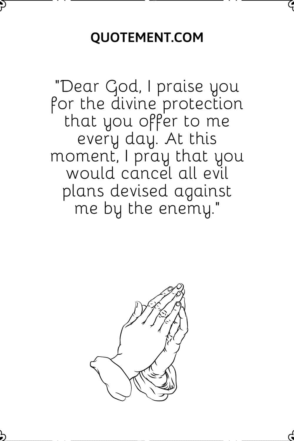 praying hands illustration representing best prayer to cancel evil plan of the enemy 