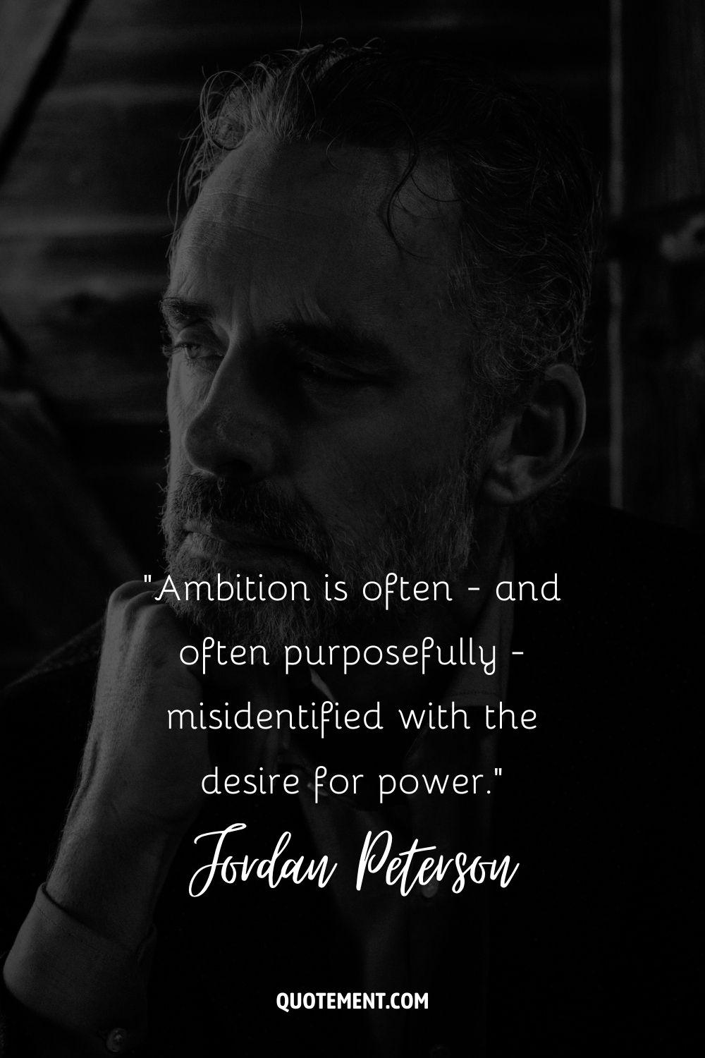 Ambition is often - and often purposefully - misidentified with the desire for power