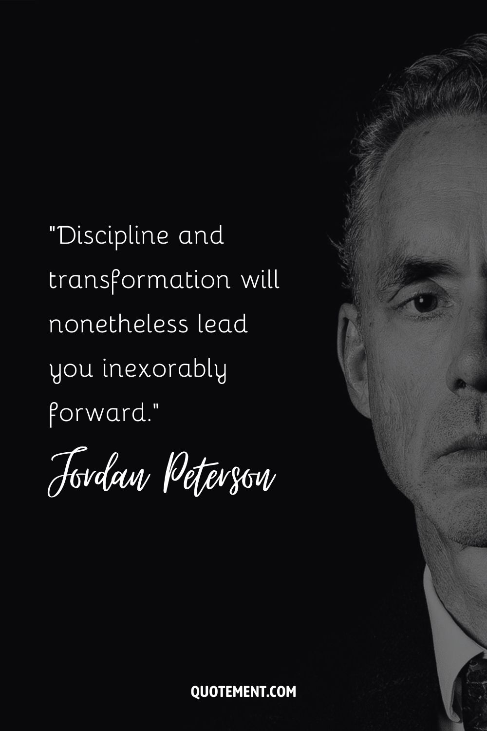 No obstante, la disciplina y la transformación te llevarán inexorablemente hacia adelante