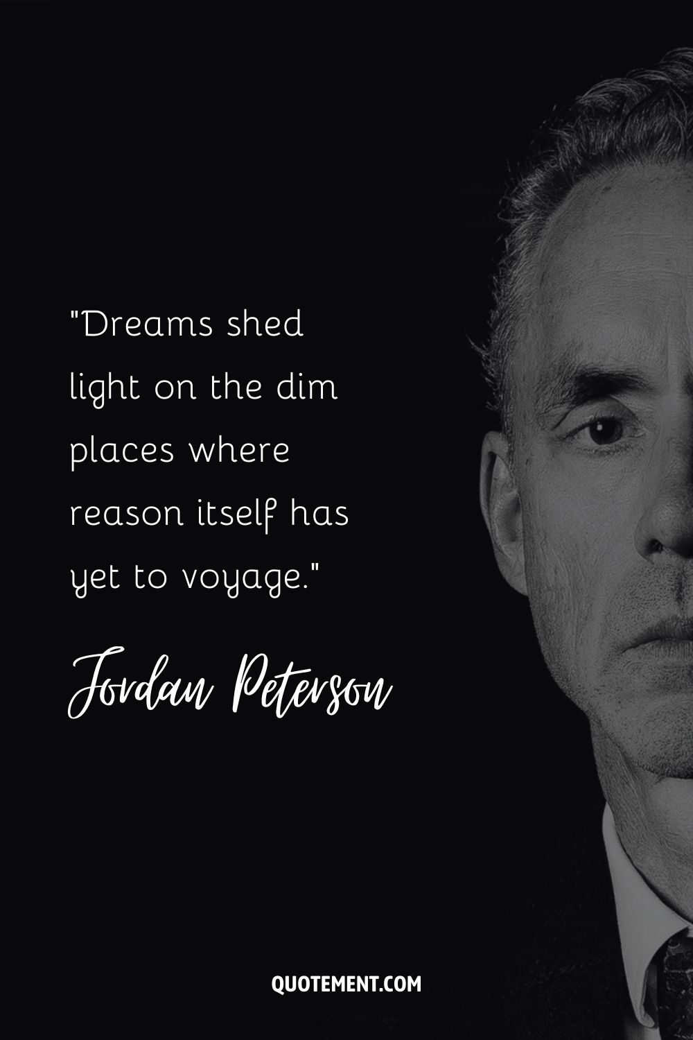 Cita de Jordan Peterson sobre los sueños.