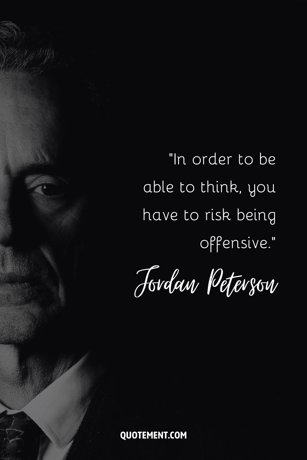 Cita de Jordan Peterson sobre el riesgo.
