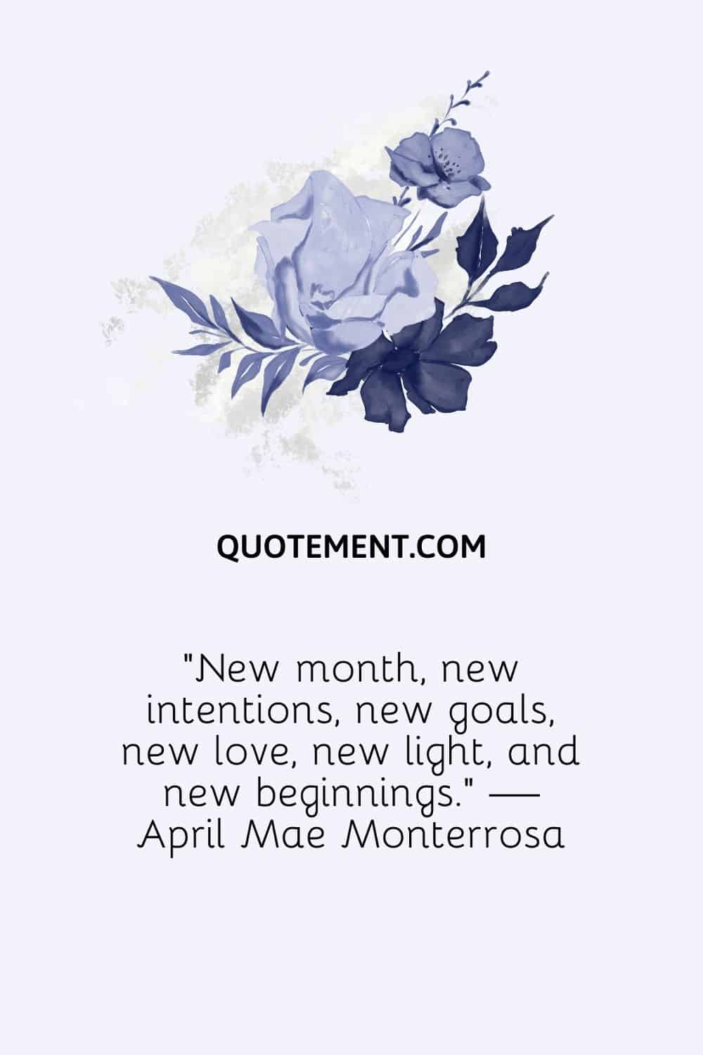 New month, new intentions, new goals, new love, new light, and new beginnings