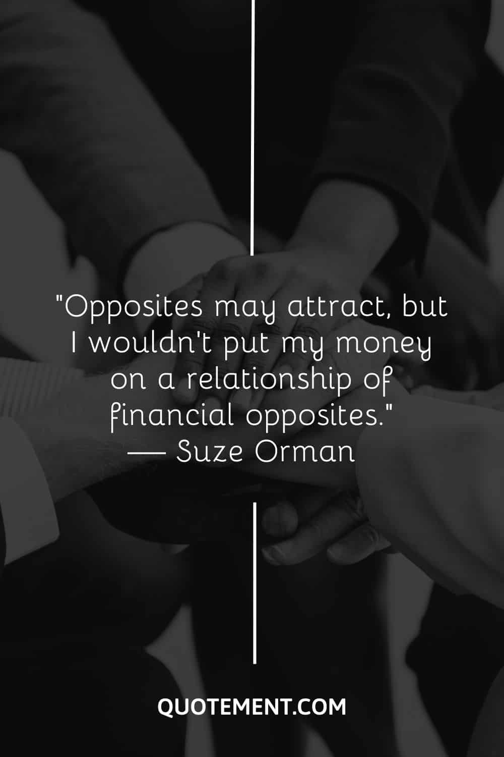 Opposites may attract, but I wouldn’t put my money on a relationship of financial opposites