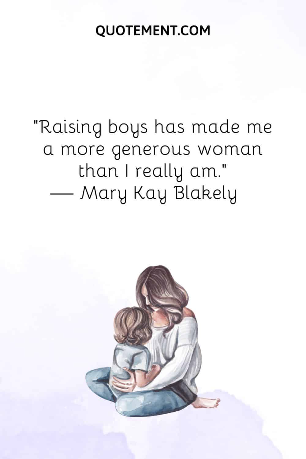 Raising boys has made me a more generous woman than I really am