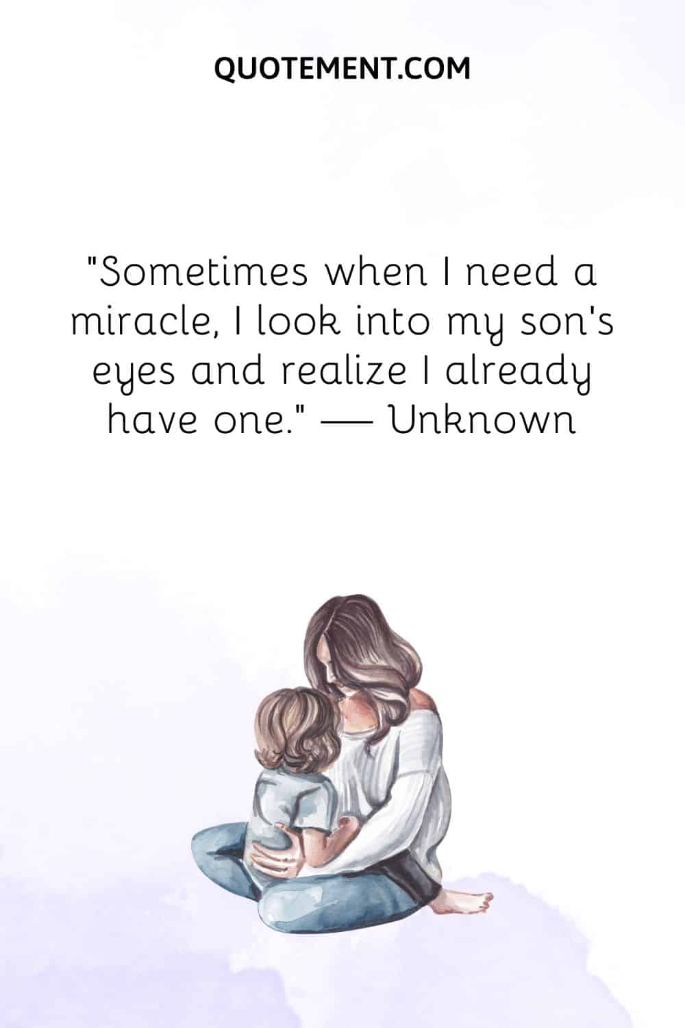 Sometimes when I need a miracle, I look into my son’s eyes and realize I already have one