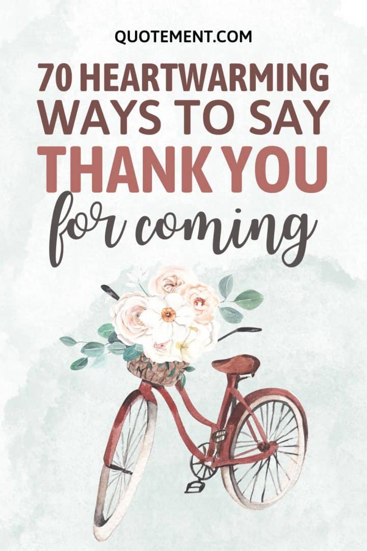 APPRECIATE YOUR COMING visual data 7
