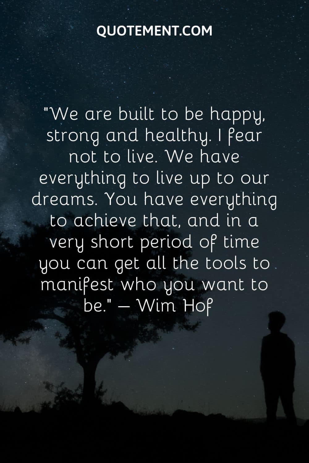 We are built to be happy, strong and healthy