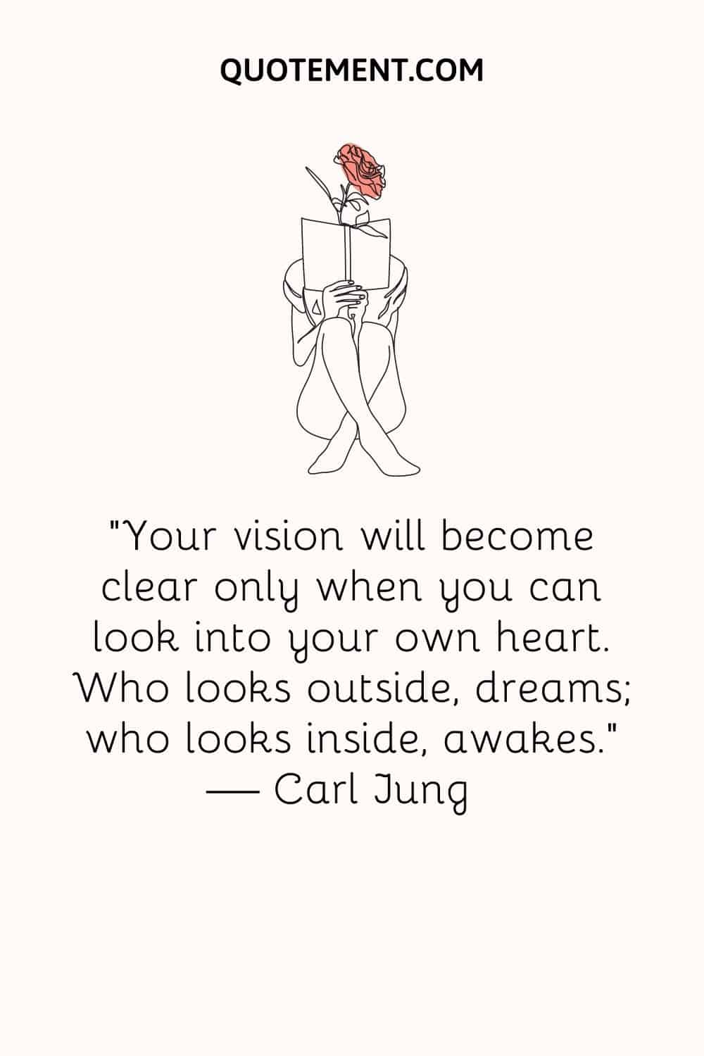 Your vision will become clear only when you can look into your own heart