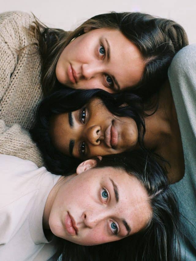 true friends serious face
