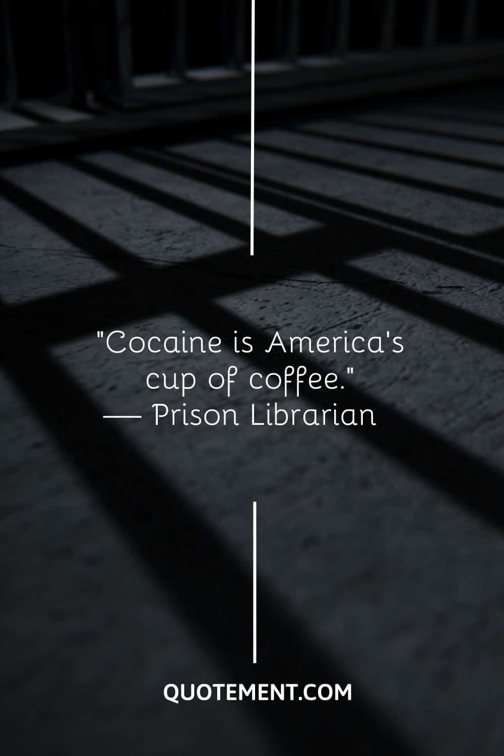 prison bars image representing blood in blood out quote