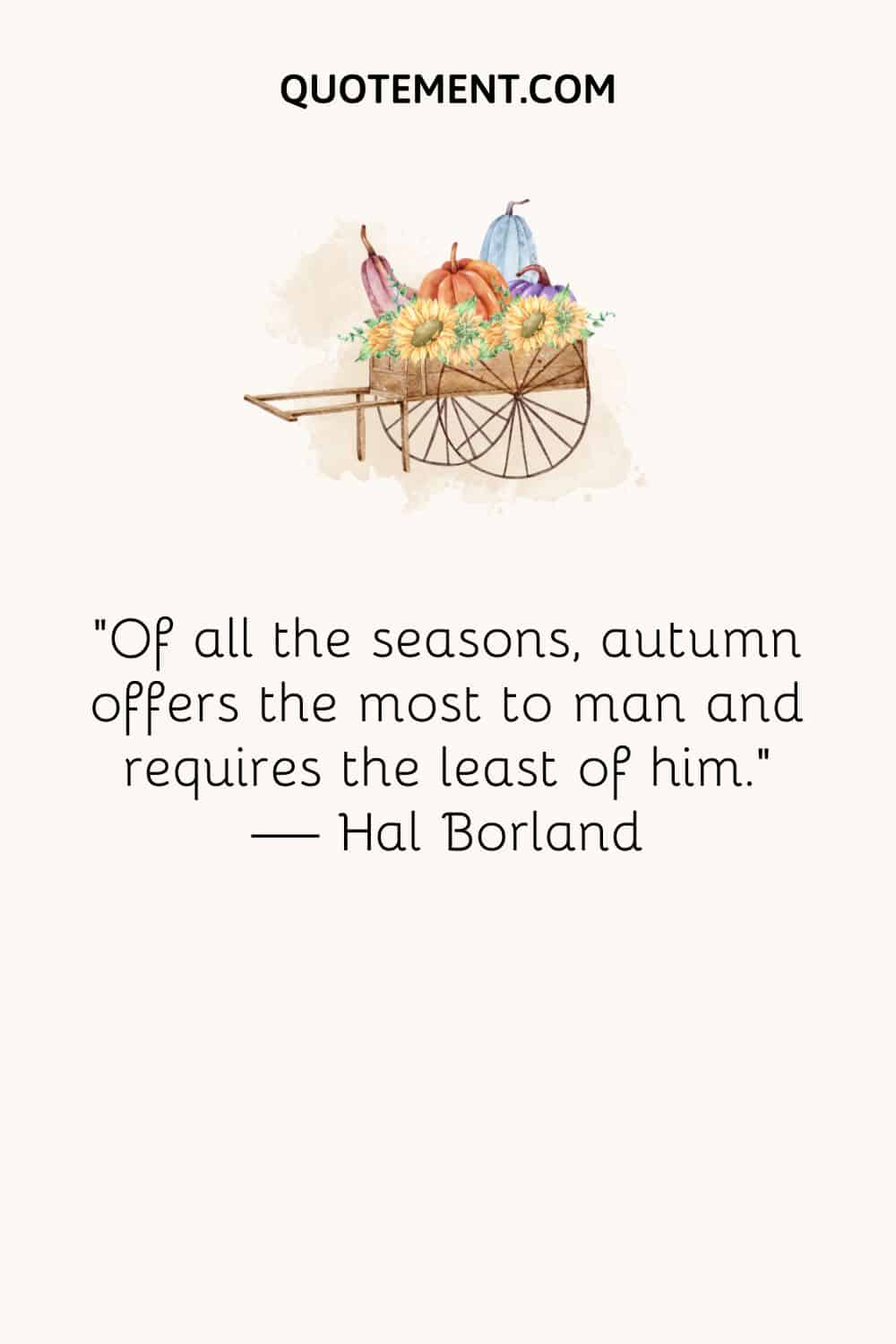 vintage cart wheel image representing inspirational quote for October