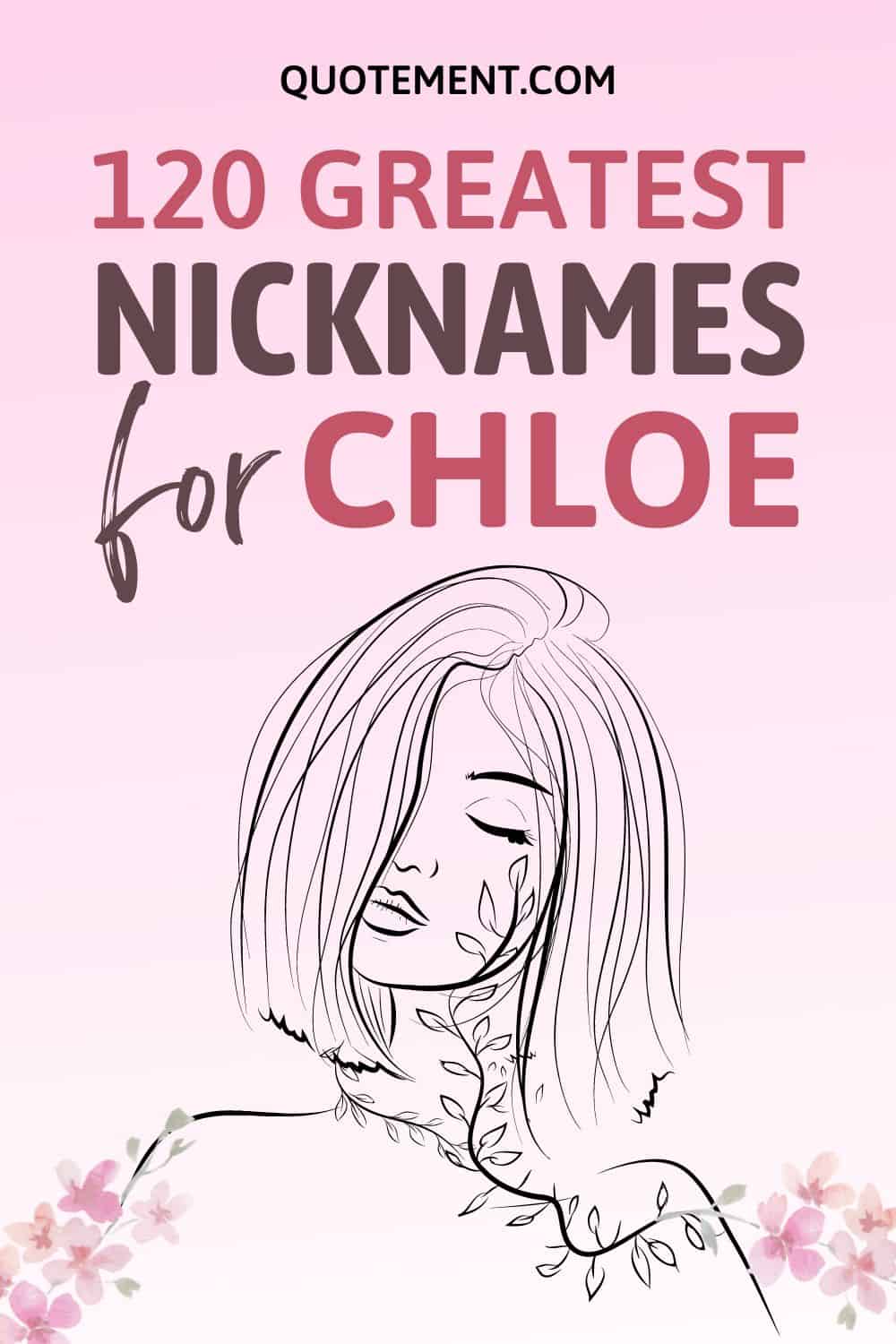120 Extraordinary Nicknames For Chloe You're Gonna Love
